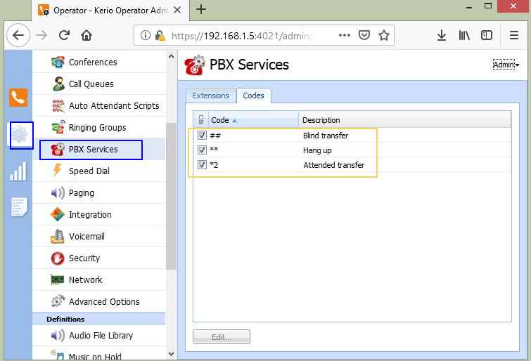 بررسی سرویس های PBX کریو اپراتور