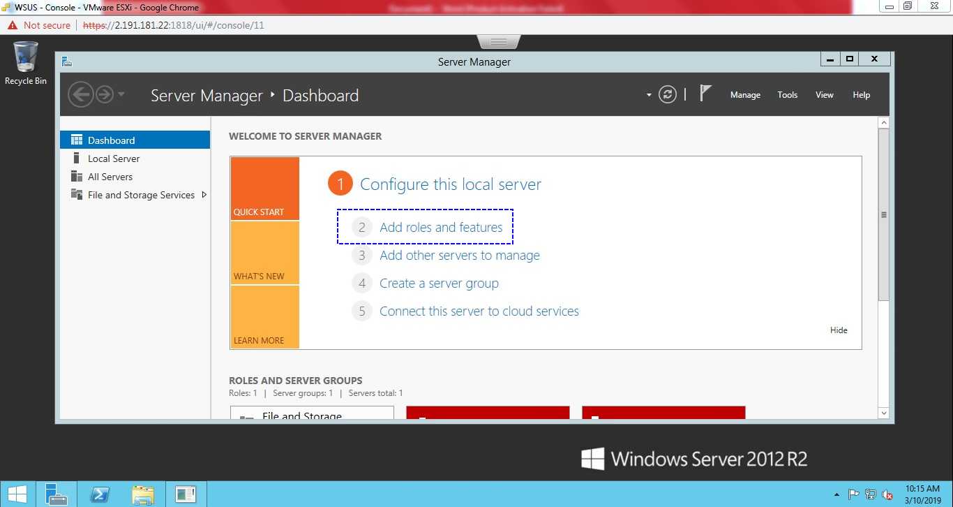 Windows Server Update Services - WSUS - Windows Server 2012 - Windows Server 2016 - Windows Server 2019
