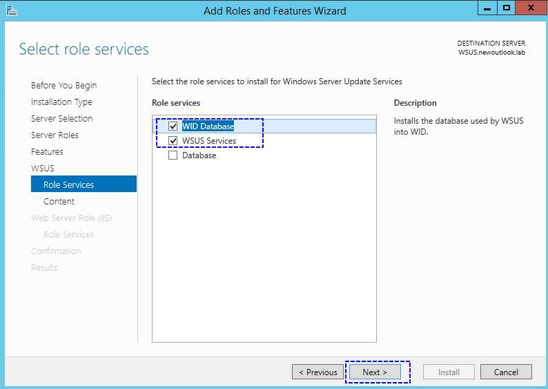 Windows Server Update Services - WSUS - Windows Server 2012 - Windows Server 2016 - Windows Server 2019